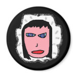 eskimo girl (2) fridge magnet