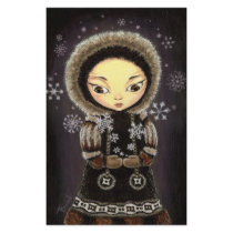 Eskimo girl stationery