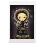 Eskimo girl stationery