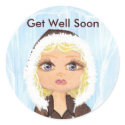 Eskimo in Ice Quantum Cutie stickers
