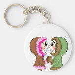 eskimo kisses key chains