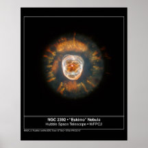 Eskimo Nebula 2392 Hubble Telescope Posters