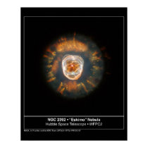 Eskimo Nebula 2392 Hubble Telescope posters