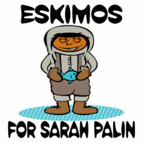 Eskimos for Sarah Palin photo sculptures by doonidesigns Eskimos for Sarah Palin photo sculptures