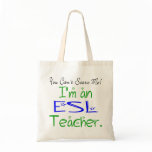 ESL Teacher Tote Canvas Bag