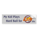 ESMBC Hard Ball bumper stickers by esmbaseballclub ESMBC Hard Ball bumper stickers