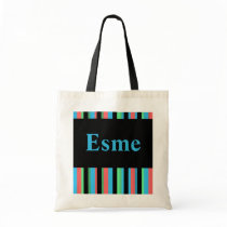 Esme Pretty Striped Tote Bag