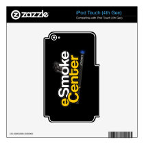 eSmoke Center dot com Decal For iPod Touch 4G