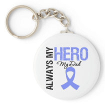 Esophageal Cancer Always My Hero My Dad Key Chain
