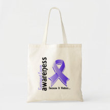 Esophageal Cancer Awareness 5 Canvas Bags