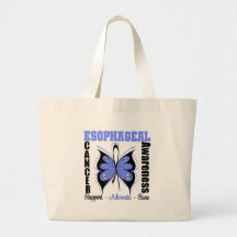 Esophageal Cancer Awareness Butterfly Bags