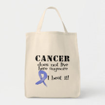 Esophageal Cancer Does Not Live Here Anymore Tote Bags