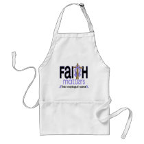 Esophageal Cancer Faith Matters Cross 1 aprons by awarenessgifts Esophageal Cancer Faith Matters Cross 1 aprons