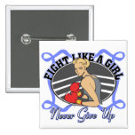 Esophageal Cancer Fight Like A Girl Boxer buttons