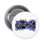 Esophageal Cancer Fight Like A Girl  Butterfly buttons