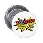 Esophageal Cancer Fight Like A Girl POW! buttons
