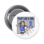Esophageal Cancer Fight Like A Girl Punch buttons
