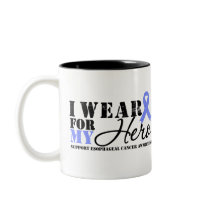 Esophageal Cancer Hero Ribbon mugs