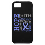 Esophageal Cancer Hope Faith Motto iPhone 5 Cases