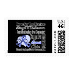 Esophageal Cancer Hope Tribute Collage stamps