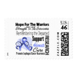 Esophageal Cancer Hope Tribute Collage stamps