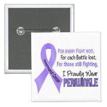 Esophageal Cancer I Proudly Wear Periwinkle Pinback Button