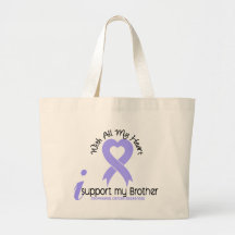 Esophageal Cancer I Support My Brother Tote Bags