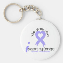 Esophageal Cancer I Support My Grandpa Keychains