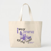 Esophageal Cancer I WEAR PERIWINKLE FOR MY DADDY Bag