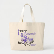 Esophageal Cancer I WEAR PERIWINKLE FOR MY HUSBAND Bag