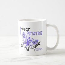 Esophageal Cancer I WEAR PERIWINKLE FOR MY HUSBAND Coffee Mugs
