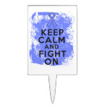Esophageal Cancer Keep Calm and Fight On.png Rectangle Cake Pick
