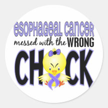 Esophageal Cancer Messed With The Wrong Chick Sticker