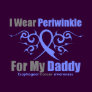 Esophageal Cancer Periwinkle Ribbon Daddy T-shirt