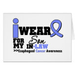 Esophageal Cancer Periwinkle Ribbon My Son-in-Law Card