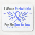 Esophageal Cancer Periwinkle Ribbon Son-in-Law Mousepad