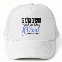 Esophageal Cancer Picked The Wrong Diva v2 Trucker Hat