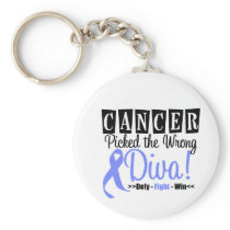 Esophageal Cancer Picked The Wrong Diva v2 Key Chain