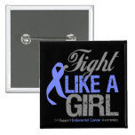 Esophageal Cancer Ribbon - Fight Like a Girl buttons