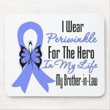 Esophageal Cancer Ribbon Hero My Brother-in-Law Mouse Mats