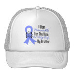 Esophageal Cancer Ribbon Hero My Brother Mesh Hats