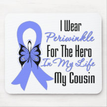 Esophageal Cancer Ribbon Hero My Cousin Mouse Mat