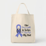 Esophageal Cancer Ribbon Hero My Dad bags