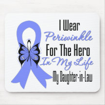 Esophageal Cancer Ribbon Hero My Daughter-in-Law Mouse Mat