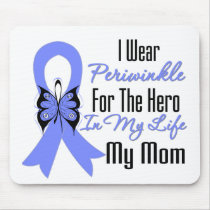 Esophageal Cancer Ribbon Hero My Mom mousepads by cancerapparel Esophageal Cancer Ribbon Hero My Mom mousepads