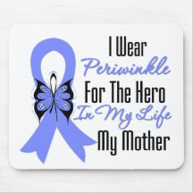 Esophageal Cancer Ribbon Hero My Mother Mouse Mats