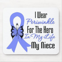 Esophageal Cancer Ribbon Hero My Niece Mouse Mat