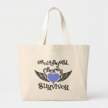 Esophageal Cancer Survivor Tote Bags
