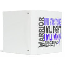 Esophageal Cancer Warrior binders by awarenessgifts Esophageal Cancer Warrior binders