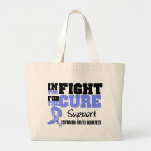 Esophageal In The Fight For The Cure Canvas Bags